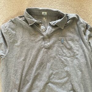 Grey Johnie-O Polo Collared Shirt
